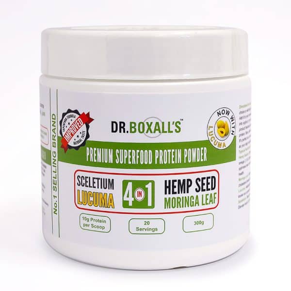 Dr Boxalls Sceletium Moringa Hemp Powder with Lucuma 300g wellness supplement