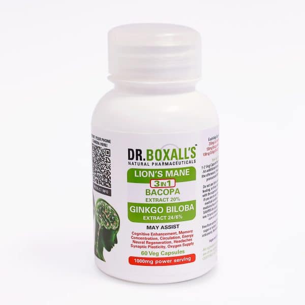 Lion's Mane Ginkgo Biloba 3 in 1 60s